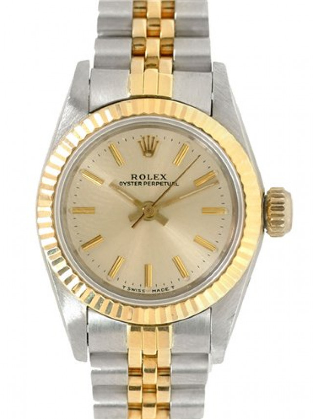 Used Rolex Oyster Perpetual 67193 Gold & Steel